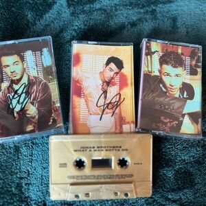 Jonas Brothers Signed Cassette Tapes